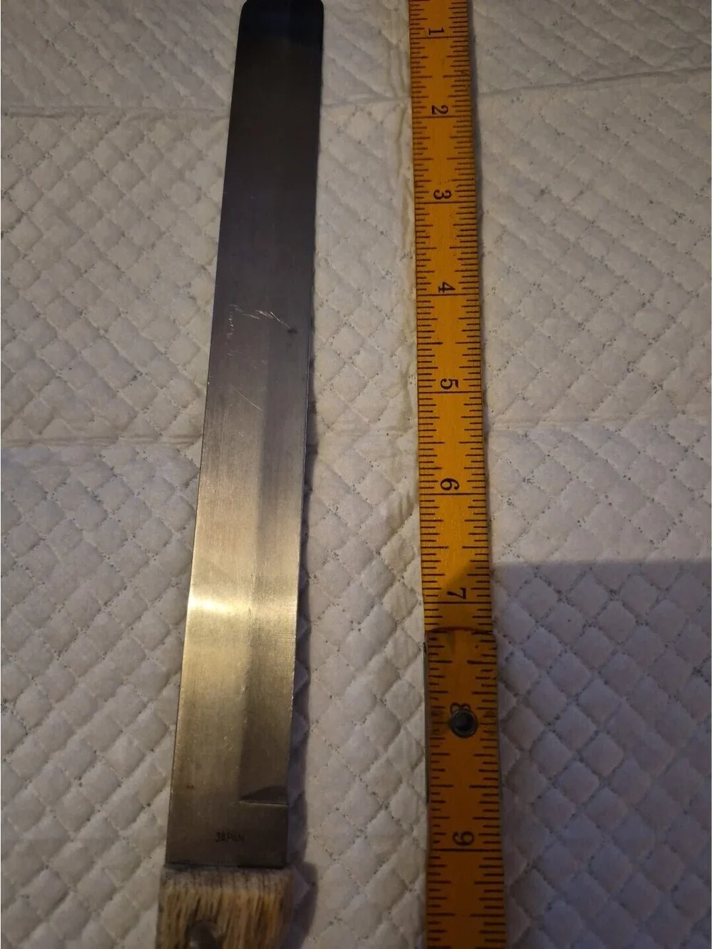 Vintage Chefs Collection Stainless Steel 14.5” Round Tip Icing Knife Wood Handle